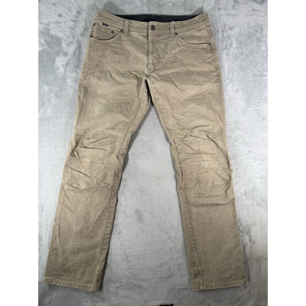 Kuhl Free Rydr Pants Mens 35x34 Actual 35x32 Tan Patina Dye 5015
